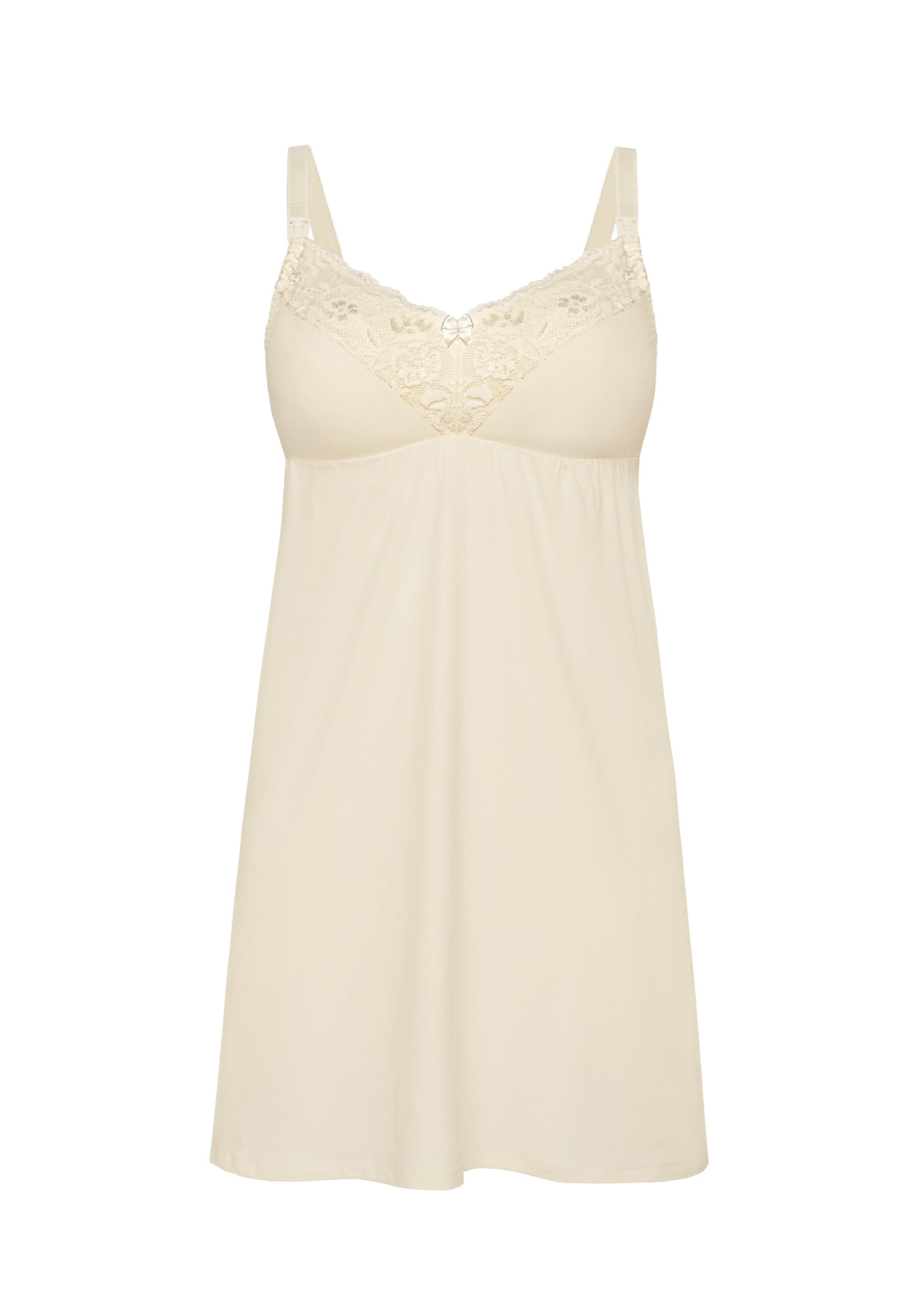 TEYLI Koszula nocna w kolorze beżowy: przód