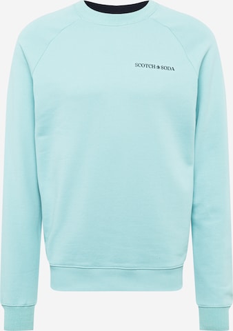 SCOTCH & SODA Sweatshirt in Blauw: voorkant