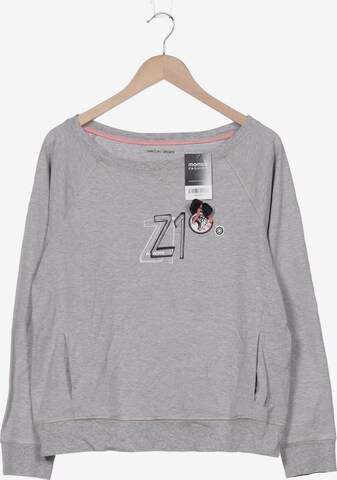 Marc Cain Sweatshirt & Zip-Up Hoodie in XXXL in Grey: front