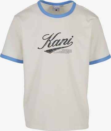 Karl Kani T-Shirt 'Cursive Varsity' in Weiß: Vorderseite