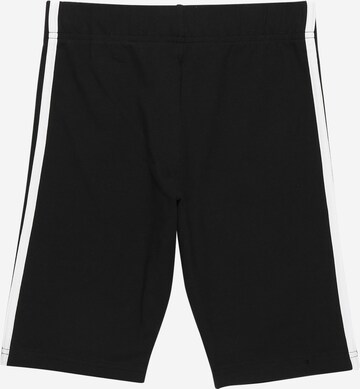 juoda ADIDAS SPORTSWEAR Siauras Sportinės kelnės 'Essentials 3-Stripes'
