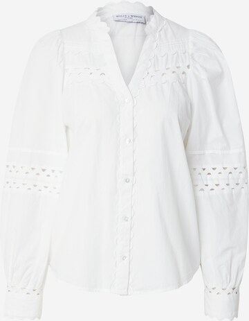 Lindex Blouse 'Lorin' in Wit: voorkant