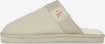 Calvin Klein Huisschoen 'Mule' in Beige: voorkant