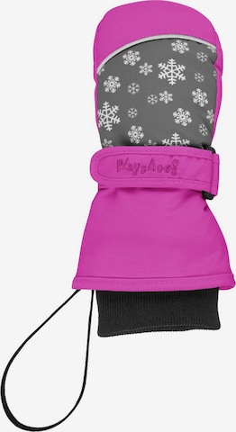 Gants PLAYSHOES en rose : devant
