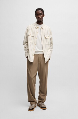 HUGO Sweater 'San Carl' in White