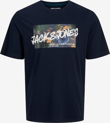 JACK & JONES Shirt 'HAWAII' in Blue: front