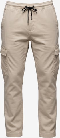 Ombre Cargo trousers 'OM-PAJO-0199' in Beige: front