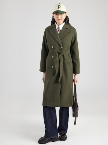 PIECES Ανοιξιάτικο και φθινοπωρινό παλτό 'PCMARBEL' σε πράσινο: μπροστά