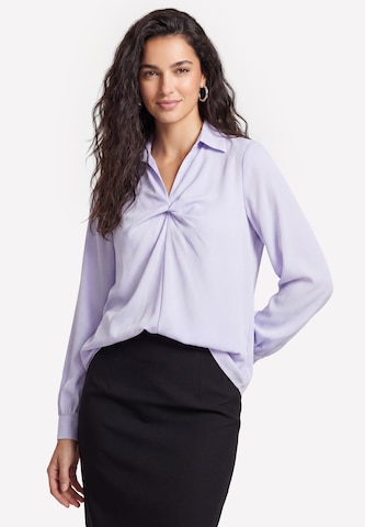usha BLACK LABEL Blouse in Blauw: voorkant