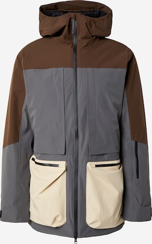 SOS Urheilutakki 'Straja' värissä harmaa: etupuoli