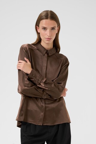 KAREN BY SIMONSEN Bluse 'Blanca' i brun: forside