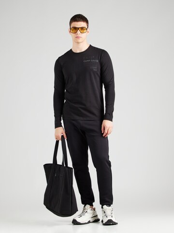 T-Shirt CAMP DAVID en noir