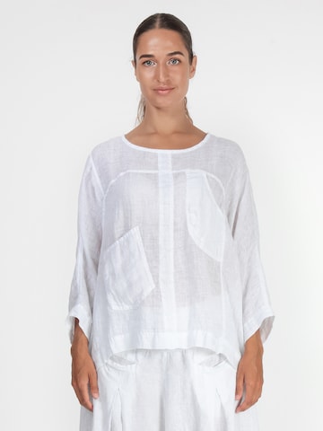 GRIZAS Blouse in Wit: voorkant