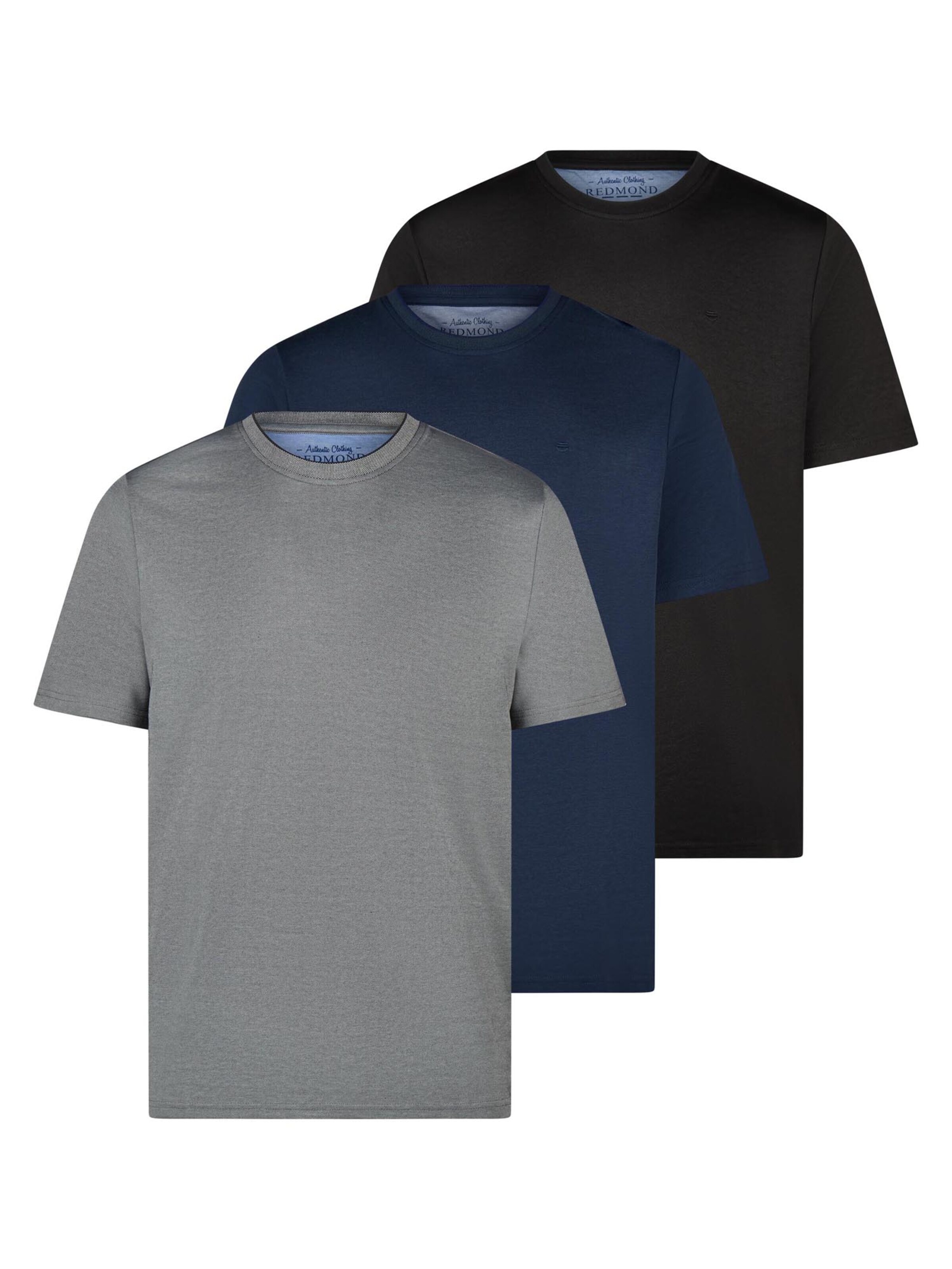 redmond Shirt 'Basic'‌‌‌‌‌‌‌‌‌‌ in Mischfarben: Vorderseite