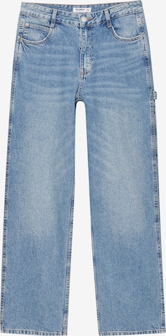 Pull&Bear Regular Jeans in Blue: front