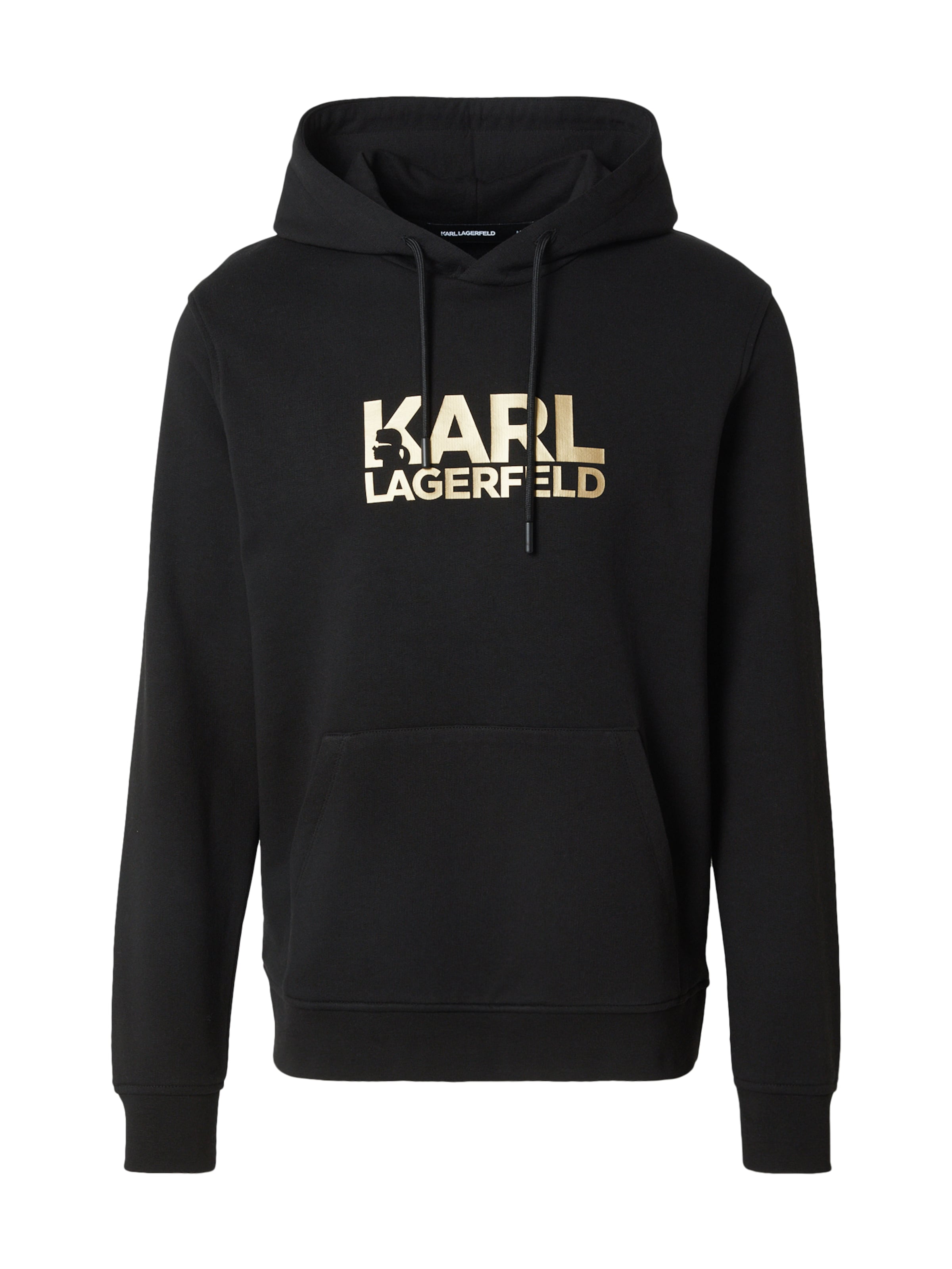 Karl Lagerfeld Μπλούζα φούτερ σε μαύρο: μπροστά