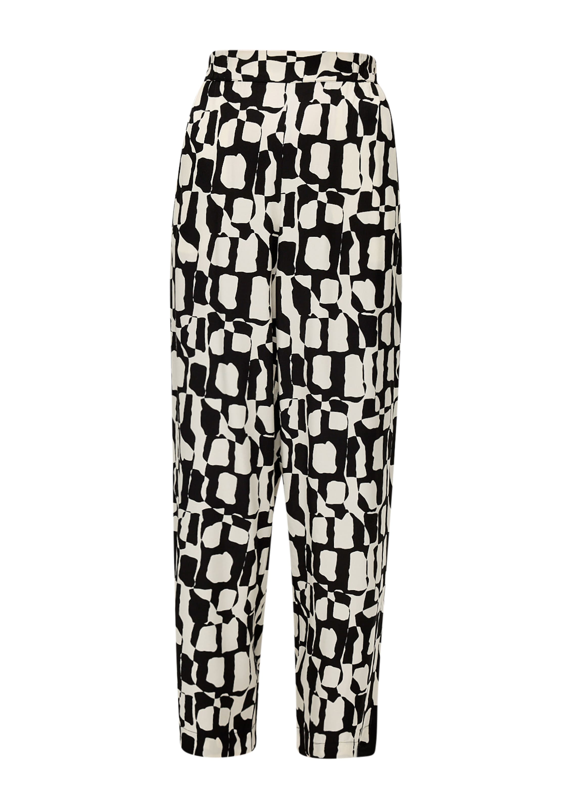 s.Oliver BLACK LABEL Pants in Black / natural white, Item view
