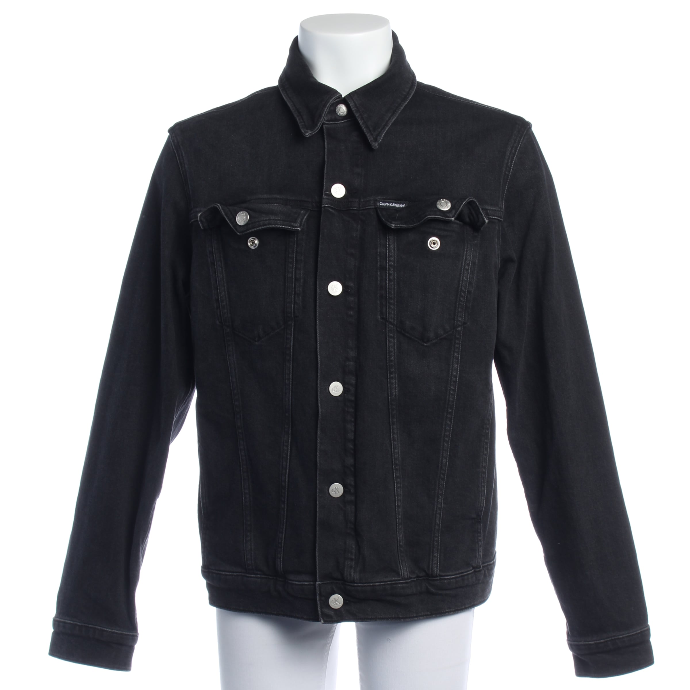 Calvin Klein Jacket & Coat in L in Black: front