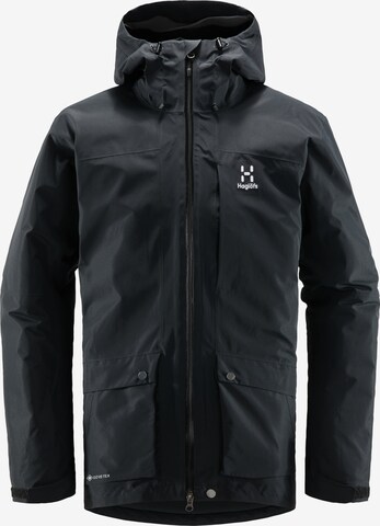 Haglöfs Outdoor jacket 'Älv 3-in-1 Down GTX' in Black: front