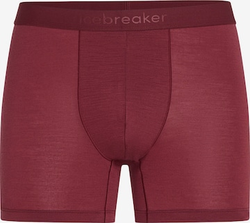 ICEBREAKER Athletic Underwear 'Anatomica' in Red: front