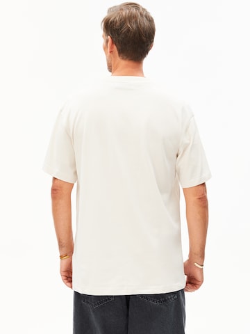 ARMEDANGELS T-Shirt AADRU Å ZICK ZACK in Beige
