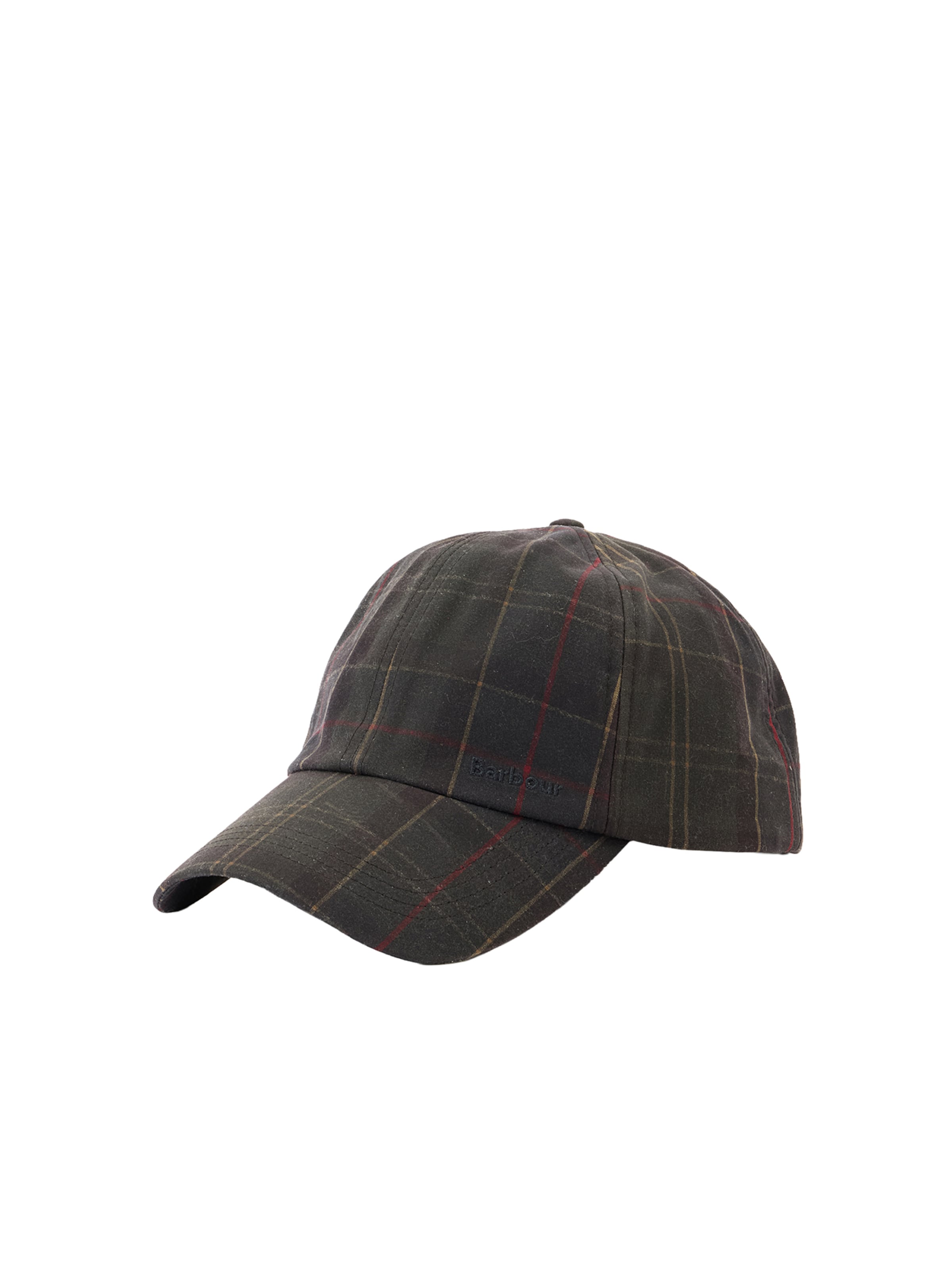 Cappello da baseball di Barbour in verde: frontale