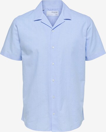 SELECTED HOMME Риза в синьо: отпред
