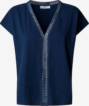 Maglietta 'Mila' di Pepe Jeans in blu: frontale