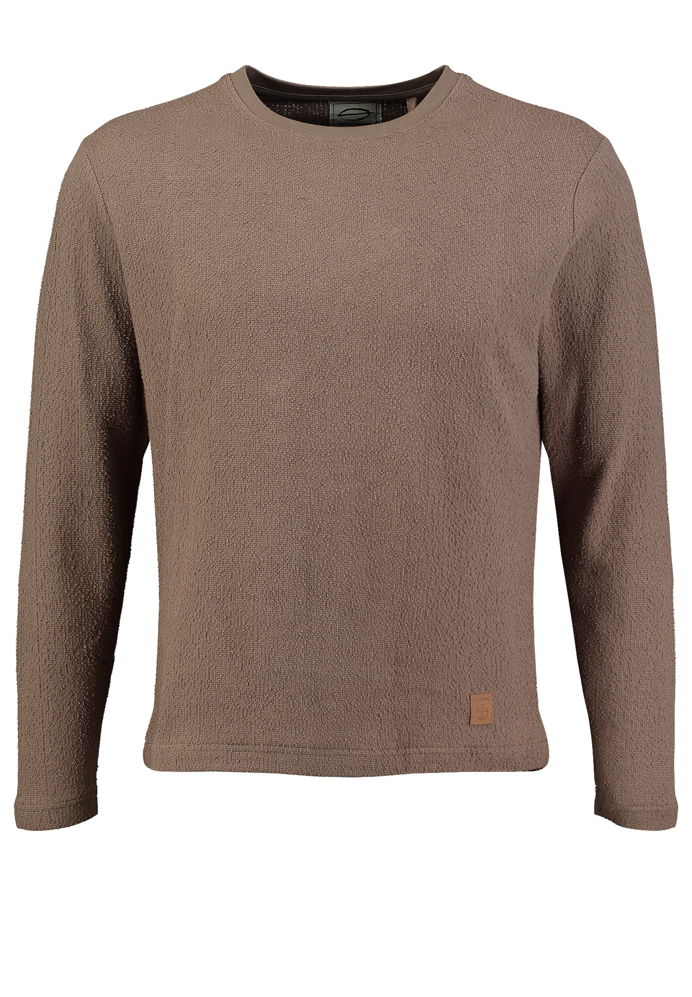 Key Largo Sweatshirt 'KLWOLFGANG ' i brun: framsida