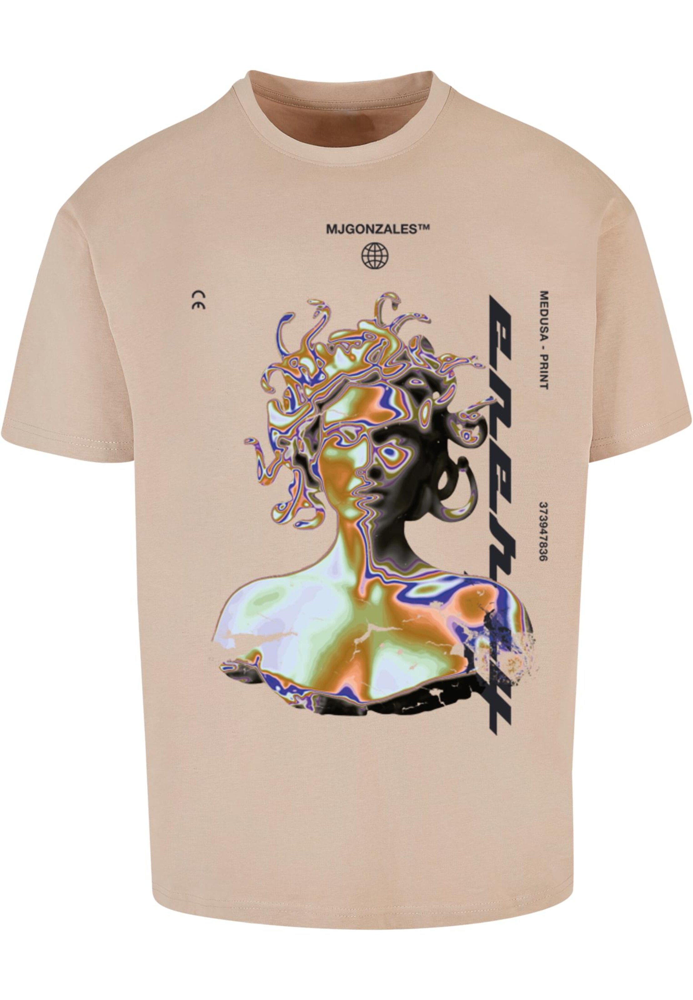 T-Shirt 'Medusa' MJ Gonzales en beige : devant