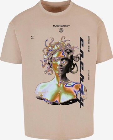 MJ Gonzales Shirt 'Medusa' in Beige: voorkant