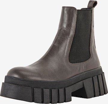 INUOVO Chelsea Boots in Grey: front