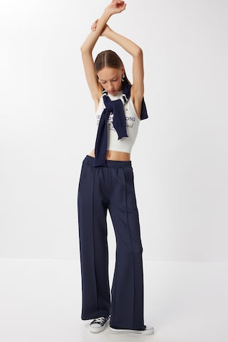 Happiness İstanbul Широкий Плиссированные брюки в Синий