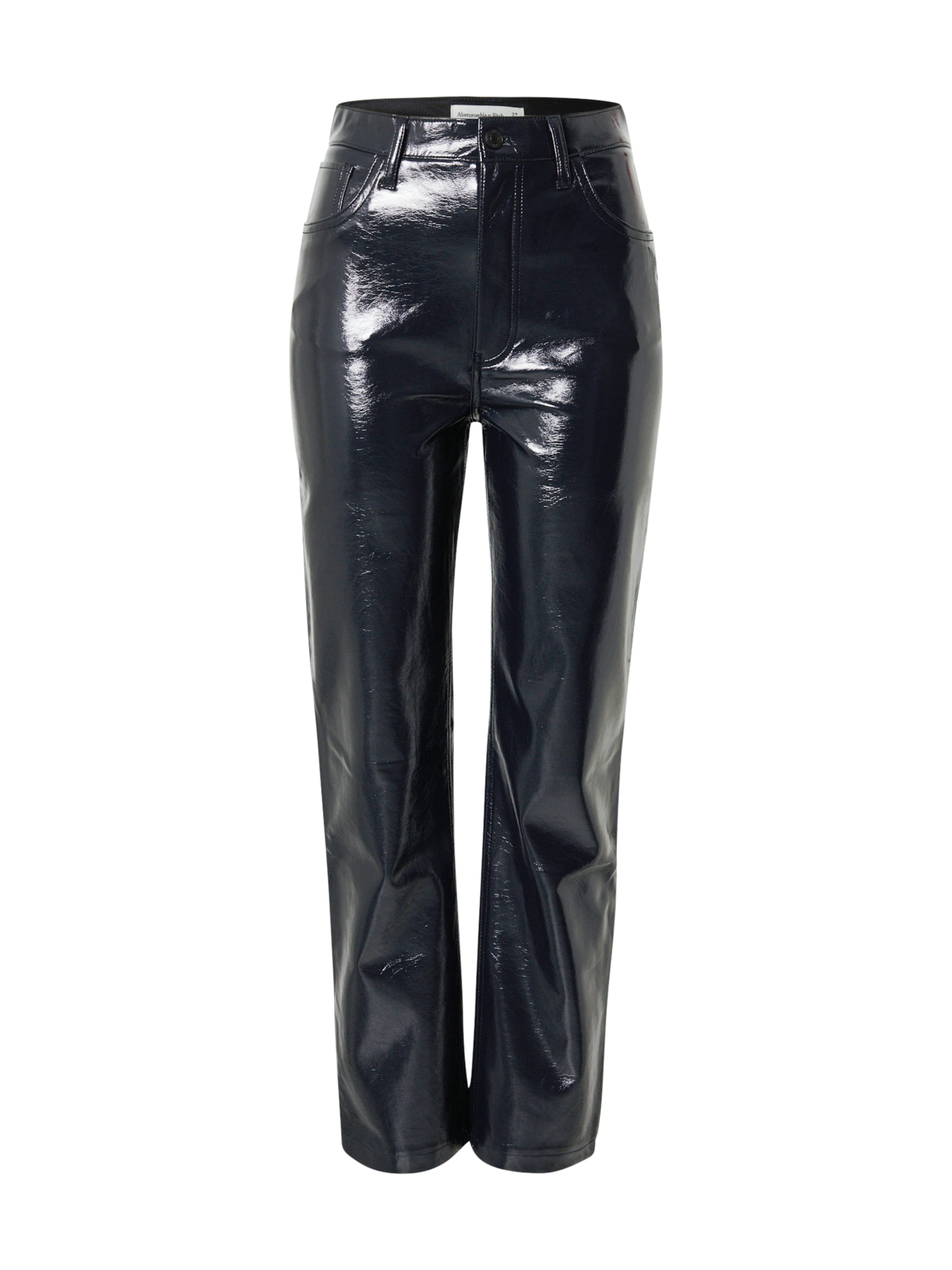 Abercrombie & Fitch Regular Панталон в синьо: отпред