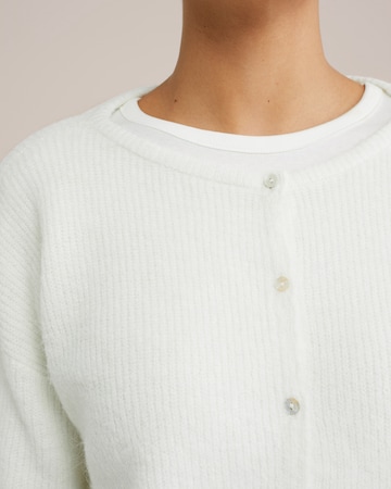 WE Fashion Knit cardigan in White