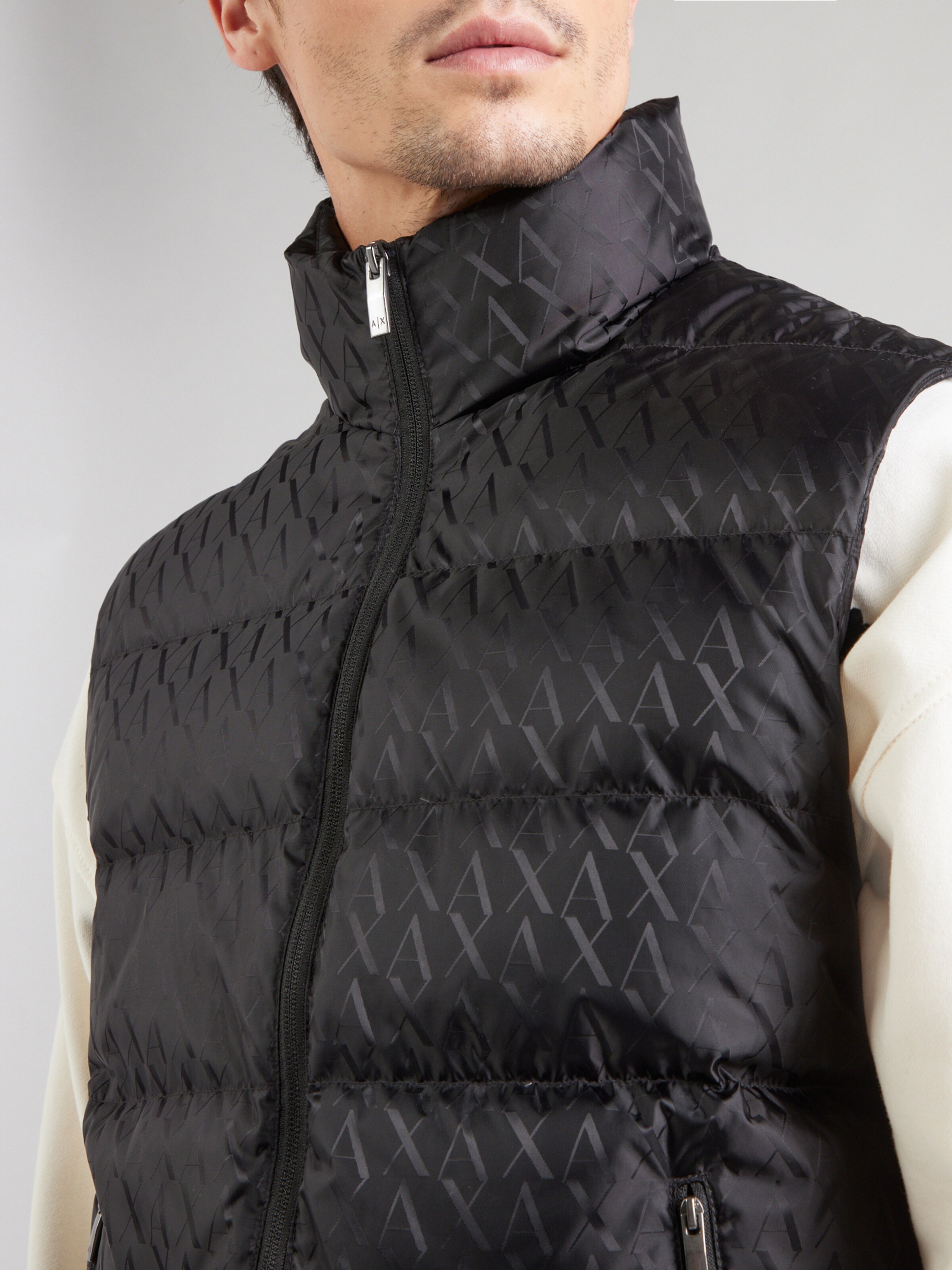ARMANI EXCHANGE Vest in Black | ABOUT YOU