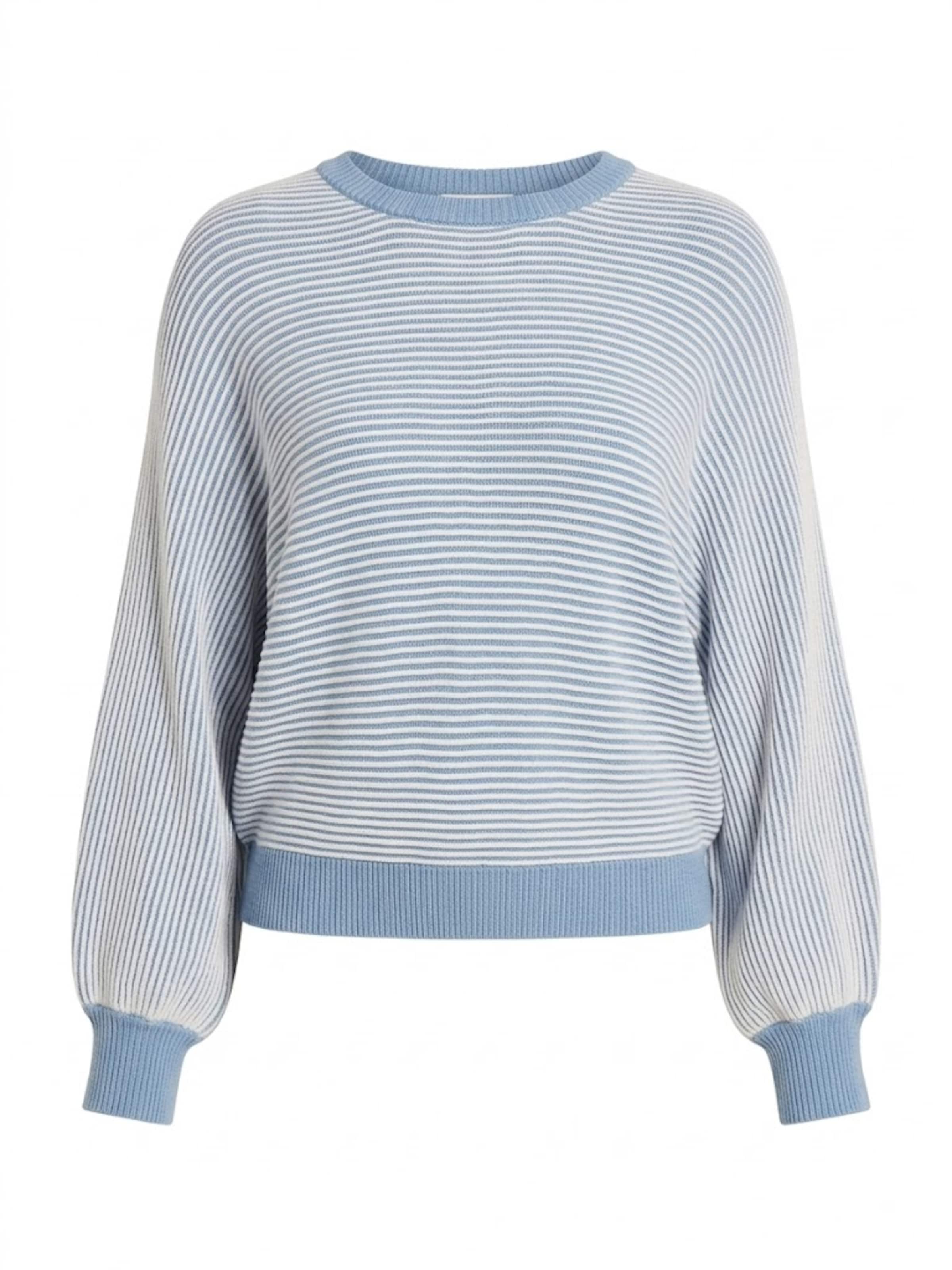 Pull-over ' ' Apricot en bleu : devant