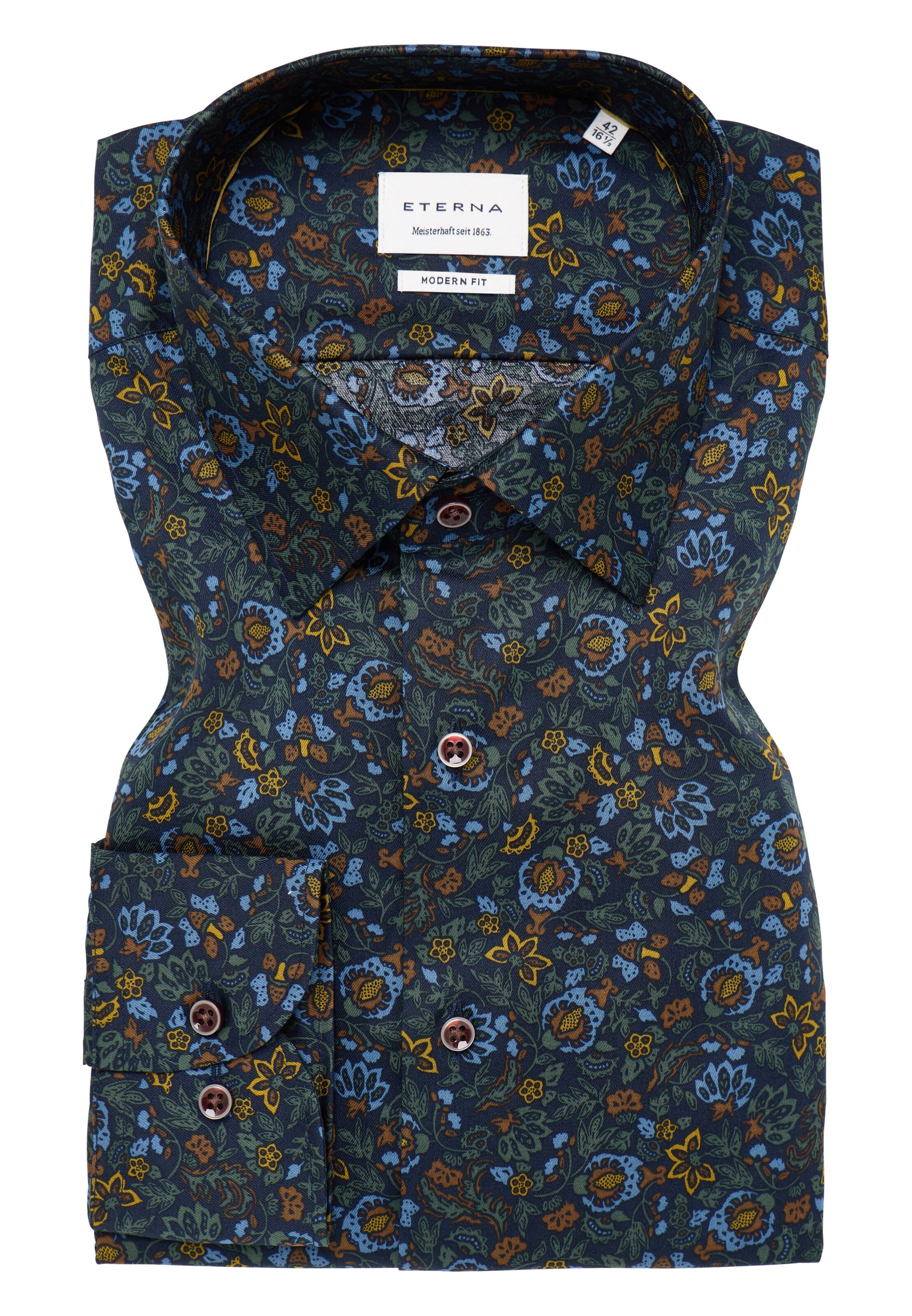 ETERNA Regular Fit Businesshemd in Blau