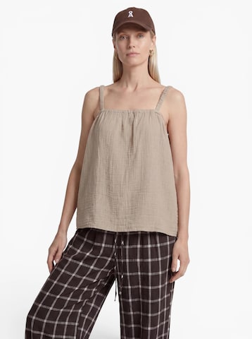 ONLY Top 'ONLThyra' in Beige: Vorderseite
