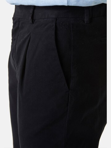 Boggi Milano Slimfit Bandplooibroek in Blauw