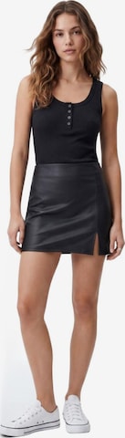 LTB Jeans - Falda 'LTB Jeans Damen-Schlitzrock' en negro: frente
