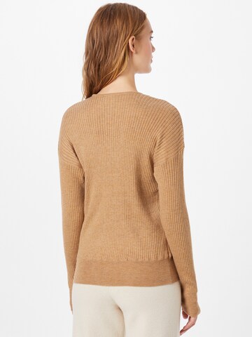 VILA Sweater 'GRADE' in Brown