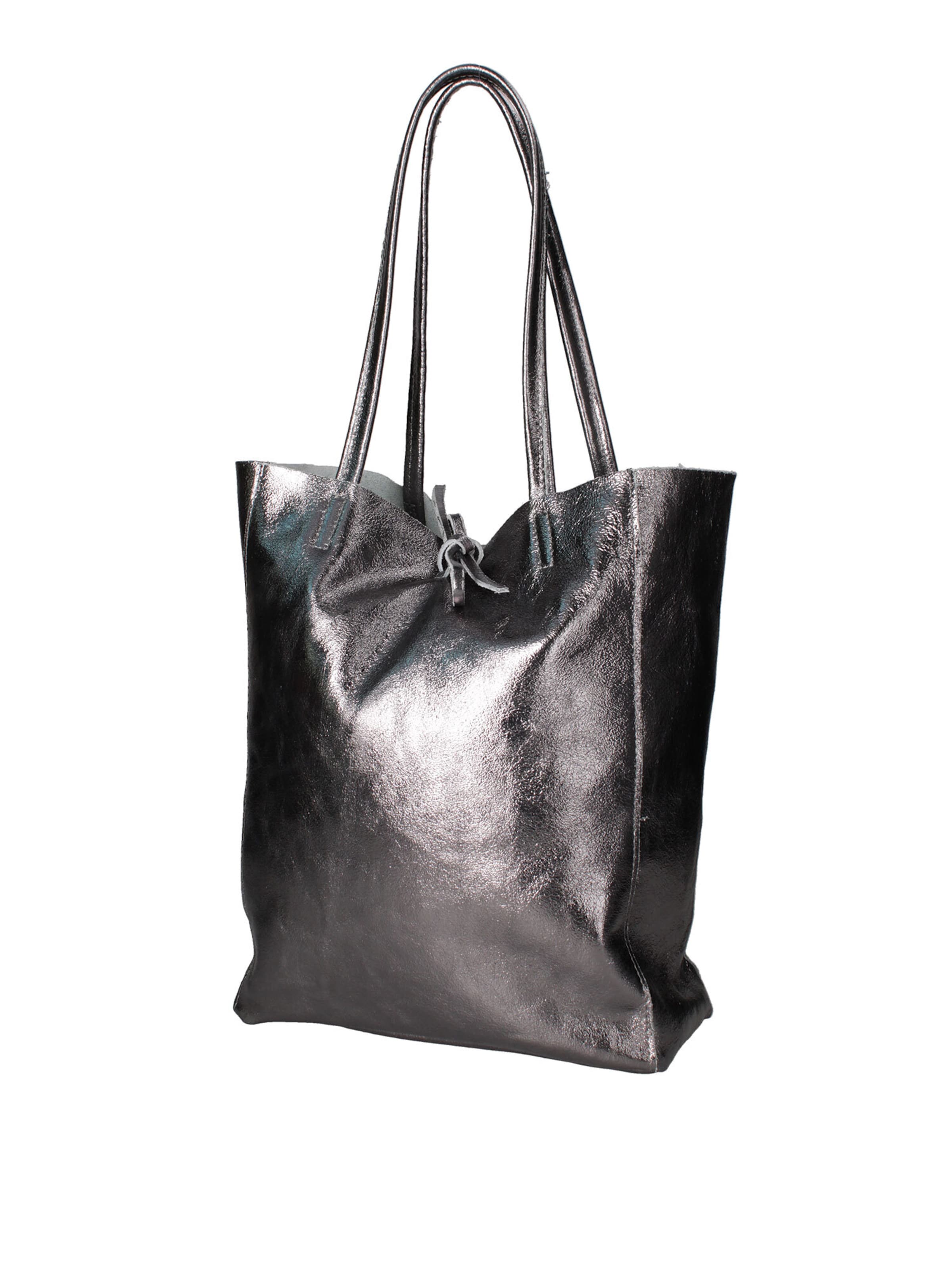 Shopper di Gave Lux in argento: frontale