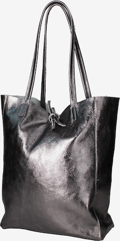 Shopper di Gave Lux in argento: frontale