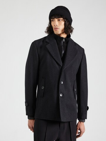 Bruun & Stengade Between-Seasons Coat 'Kodiak' in Grey: front