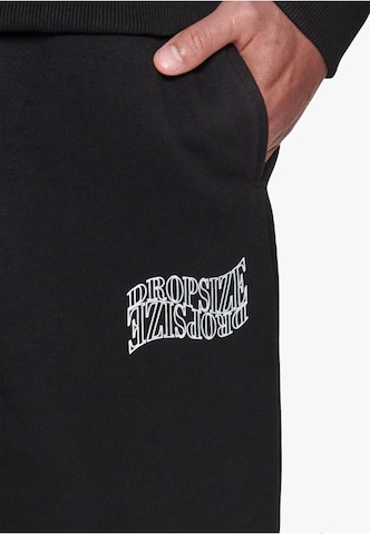 Dropsize Tapered Broek in Zwart