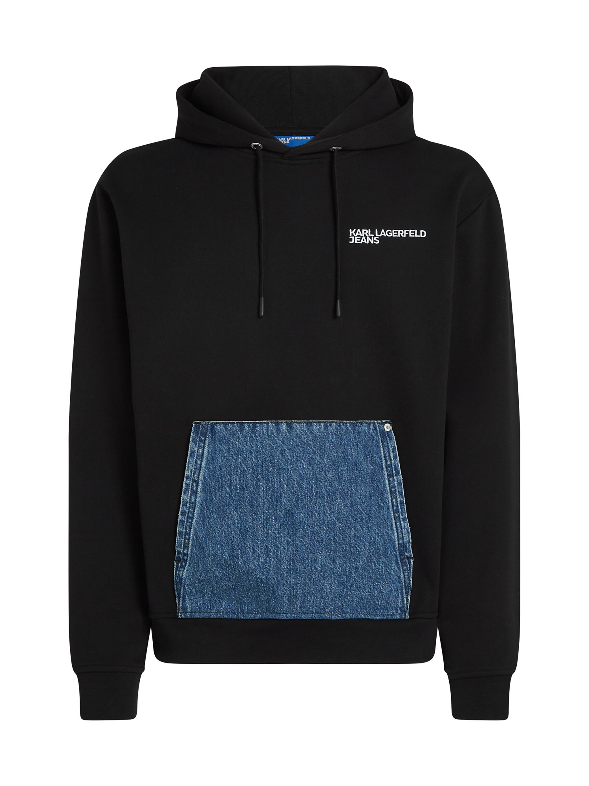 KARL LAGERFELD JEANSSweater majica - crna boja: prednji dio