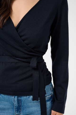 Kaffe Gebreid vest 'KALizza' in Blauw
