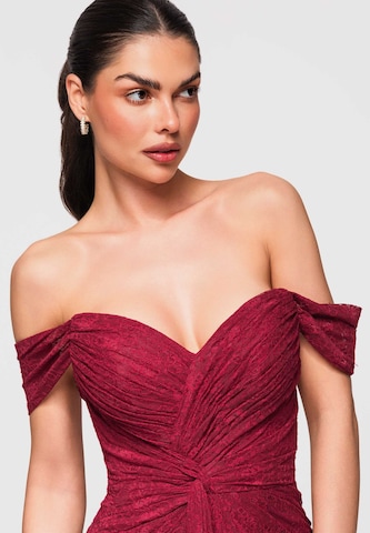 Ombre Evening dress in Red