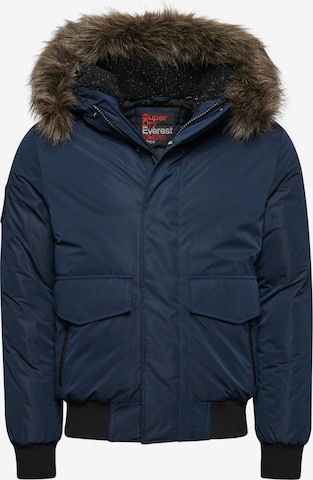 Superdry Between-Season Jacket 'Everest' in Blue: front